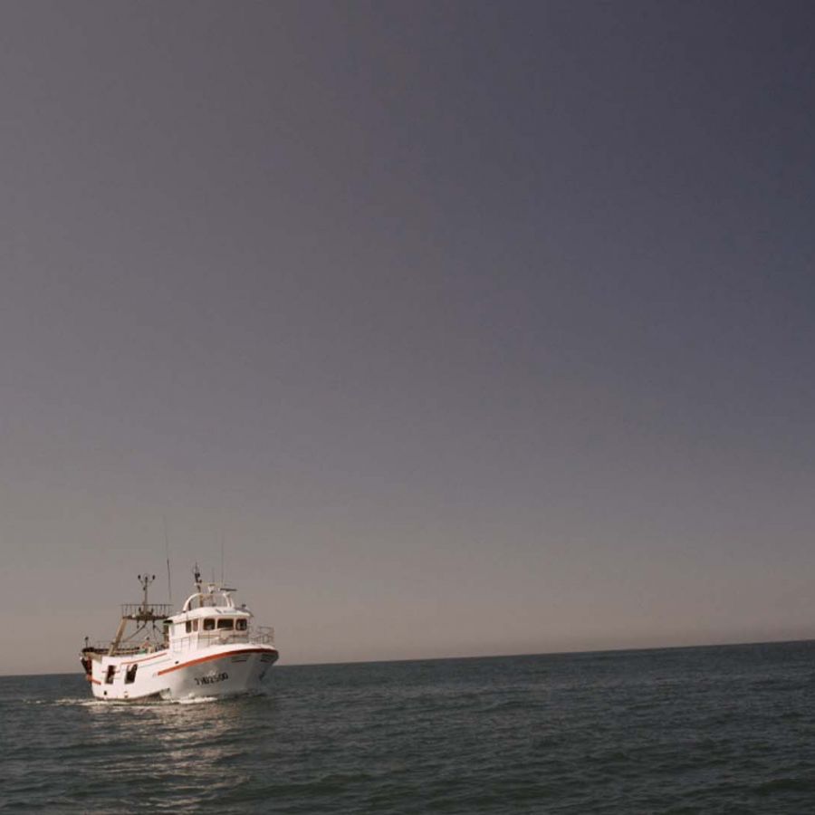 Un fotograma del corto con el barco como protagonista